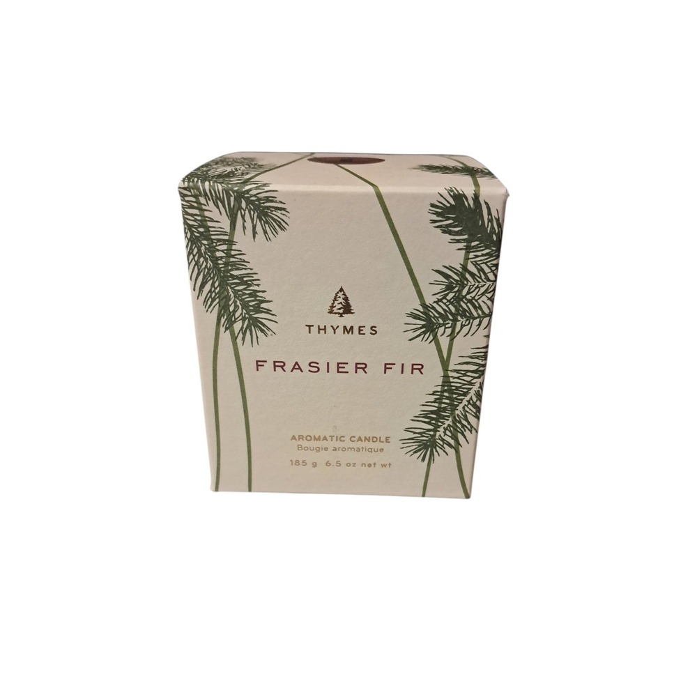 Thymes Candle Frasier Fir Pine Needle Aromatic Candle 185g 6.5 Oz New in Box